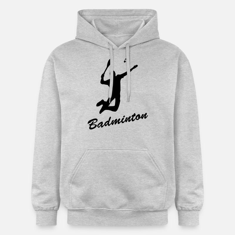badminton2 - Sweat à capuche Softstyle® Gildan Unisexe - gris clair chiné