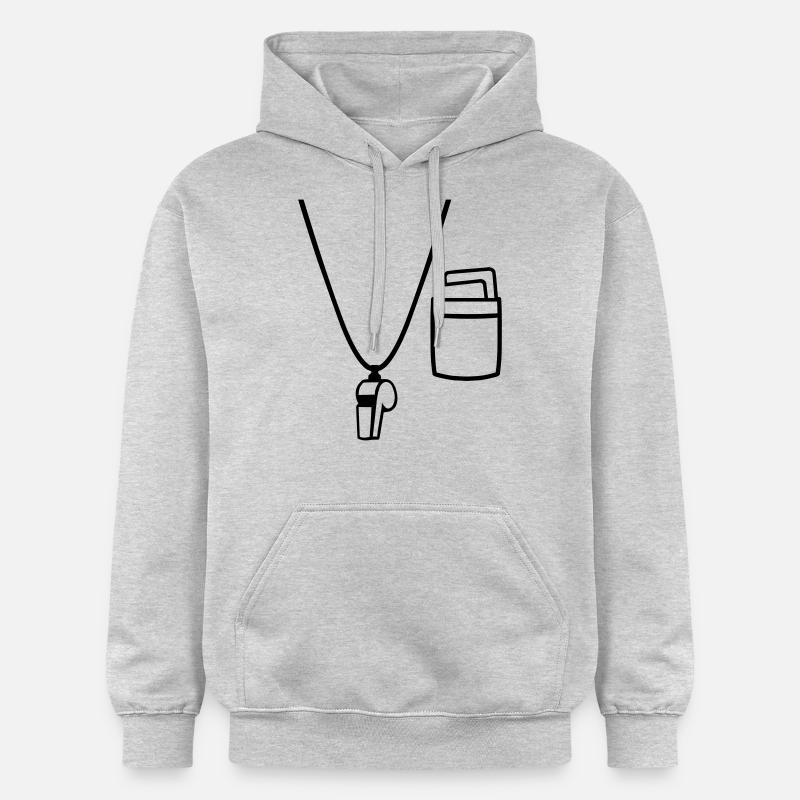 Arbitre - Sweat à capuche Softstyle® Gildan Unisexe - gris clair chiné