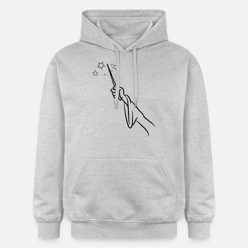 Baguette de l'Assistant - Sweat à capuche Softstyle® Gildan Unisexe - gris clair chiné