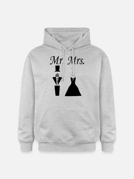 mrmrs_222 - Gildan Unisex Softstyle® Midweight Hoodie - Hellgrau meliert