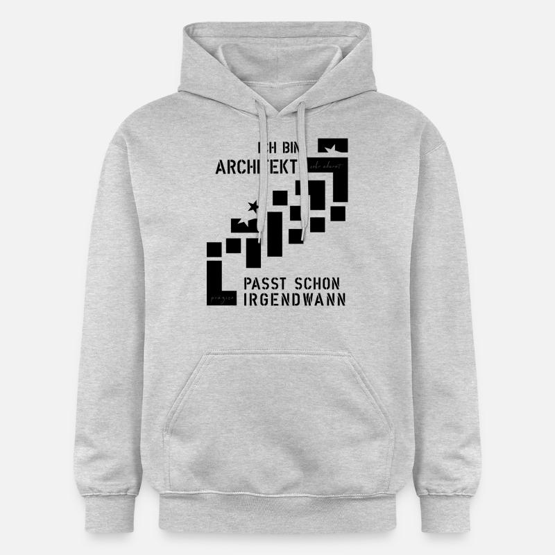 Architecte - Sweat à capuche Softstyle® Gildan Unisexe - gris clair chiné