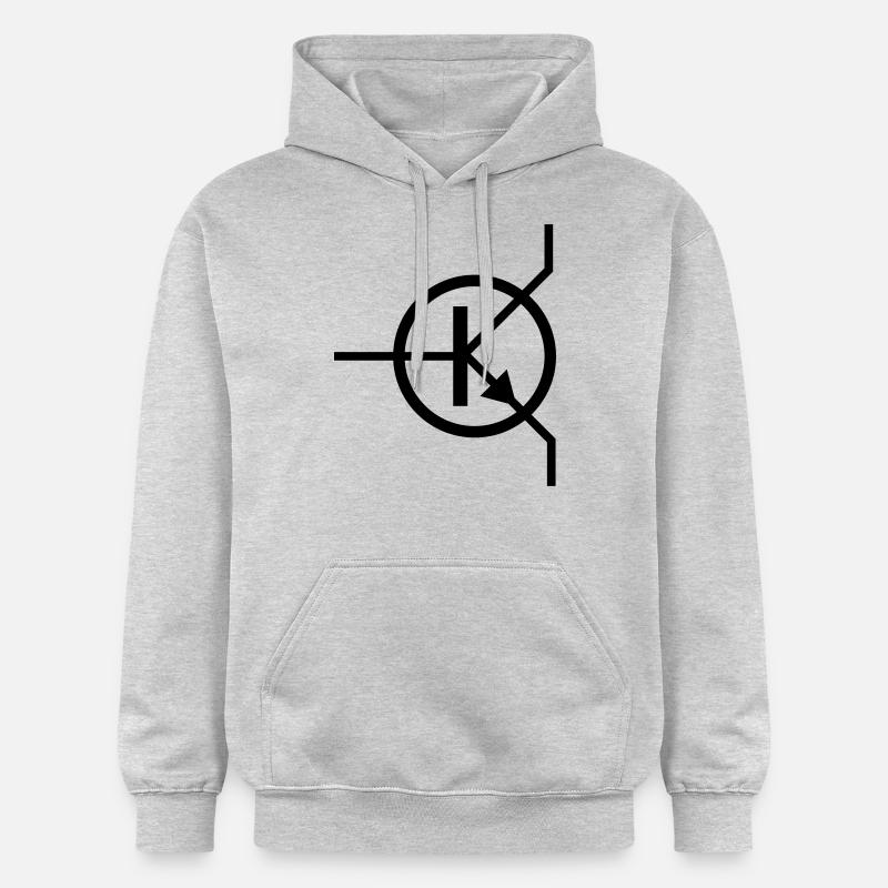 Transistor - Sweat à capuche Softstyle® Gildan Unisexe - gris clair chiné