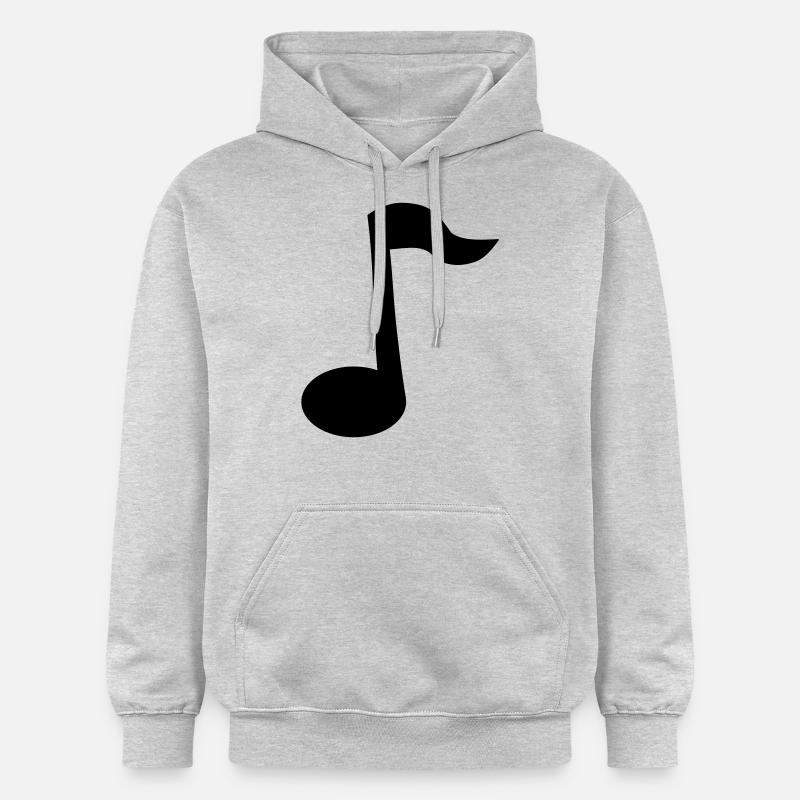 Note - Sweat à capuche Softstyle® Gildan Unisexe - gris clair chiné