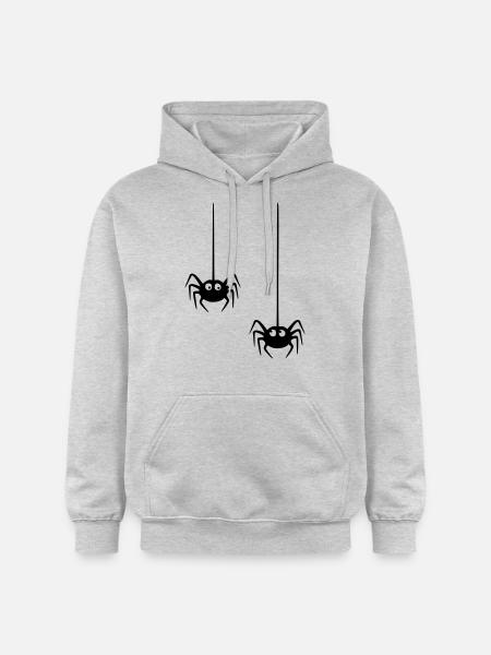 Spinne - Spider - Duo - Gildan Unisex Softstyle® Midweight Hoodie - Hellgrau meliert