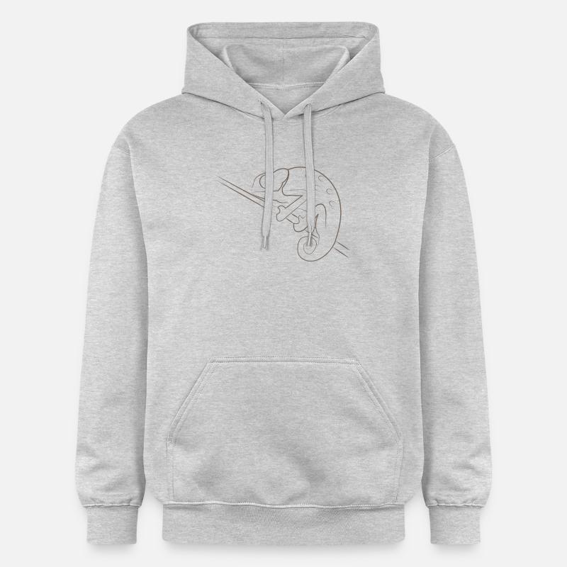 chamaeleon - Sweat à capuche Softstyle® Gildan Unisexe - gris clair chiné