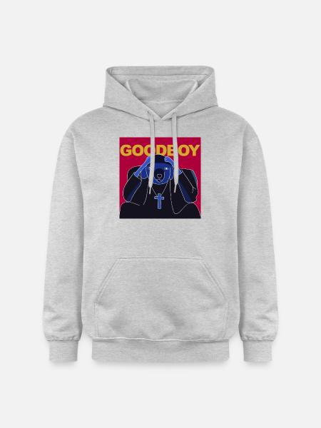 Goodboy - Gildan Unisex Softstyle® Midweight Hoodie - Hellgrau meliert