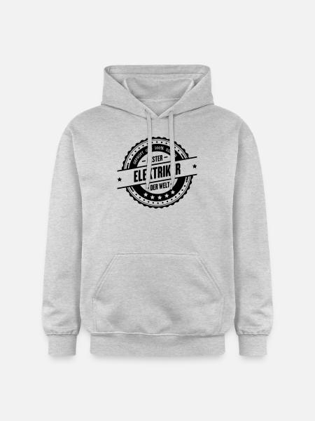 Bester Elektriker - Gildan Unisex Softstyle® Midweight Hoodie - Hellgrau meliert