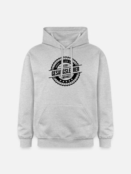 Bester Gesangslehrer - Gildan Unisex Softstyle® Midweight Hoodie - Hellgrau meliert
