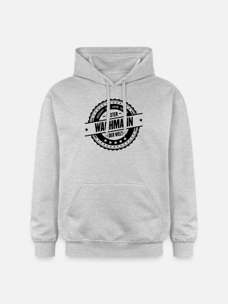 Bester Wachmann - Gildan Unisex Softstyle® Midweight Hoodie - Hellgrau meliert
