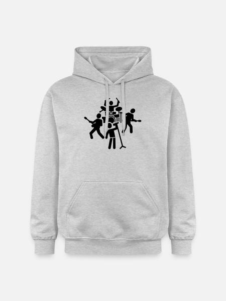 Band - Gildan Unisex Softstyle® Midweight Hoodie - light heather grey