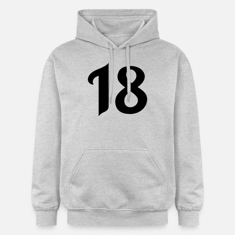 18 - Sweat à capuche Softstyle® Gildan Unisexe - gris clair chiné