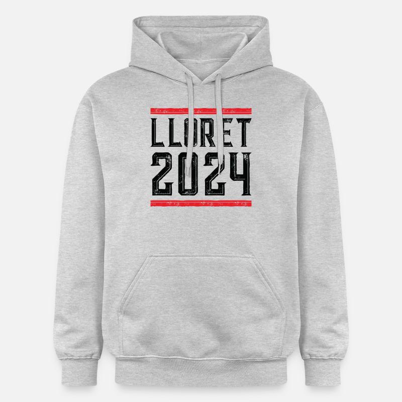 Lloret de Mar 2024 - Sweat à capuche Softstyle® Gildan Unisexe - gris clair chiné