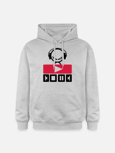 dj - Gildan Unisex Softstyle® Midweight Hoodie - light heather grey