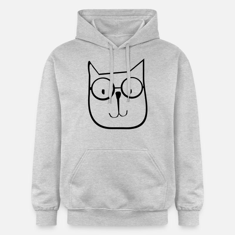cat1 (en) - Sweat à capuche Softstyle® Gildan Unisexe - gris clair chiné