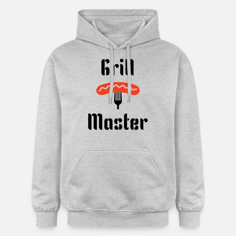 grill master2 - Sweat à capuche Softstyle® Gildan Unisexe - gris clair chiné