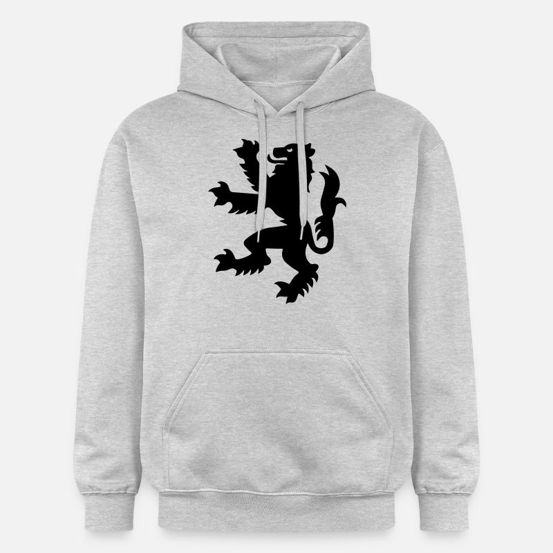 scottish lion - Sweat à capuche Softstyle® Gildan Unisexe - gris clair chiné