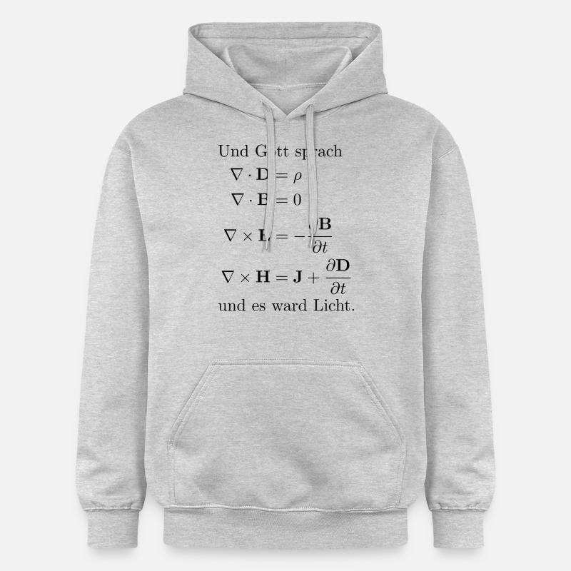 équations de Maxwell - Sweat à capuche Softstyle® Gildan Unisexe - gris clair chiné