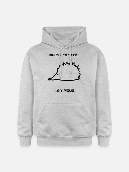 Wer reibt es Picknick - Gildan Unisex Softstyle® Midweight Hoodie - Hellgrau meliert