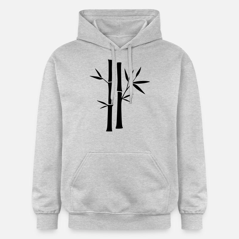 Bamboo Bambus - Sweat à capuche Softstyle® Gildan Unisexe - gris clair chiné