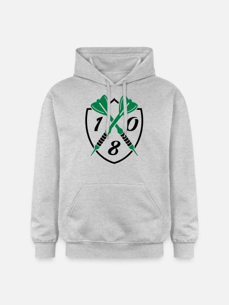 darts 180 - Gildan Unisex Softstyle® Midweight Hoodie - Hellgrau meliert