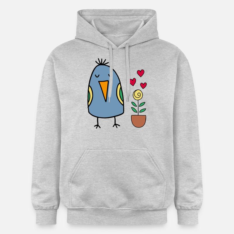 Source - Sweat à capuche Softstyle® Gildan Unisexe - gris clair chiné