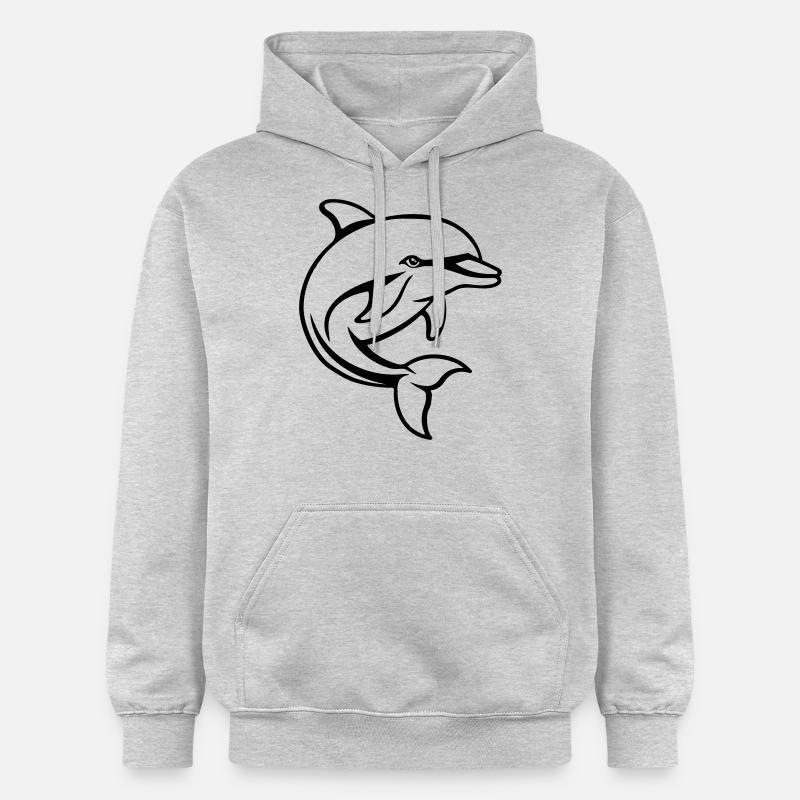 Bande dessinée Delfin - Sweat à capuche Softstyle® Gildan Unisexe - gris clair chiné