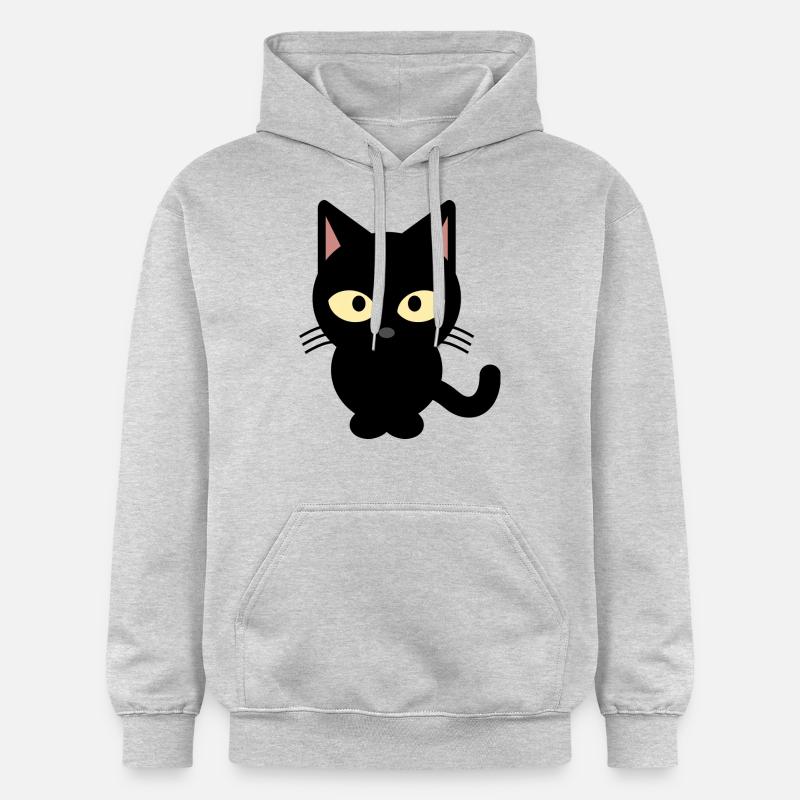 Chat bébé chat chat mignon - Sweat à capuche Softstyle® Gildan Unisexe - gris clair chiné