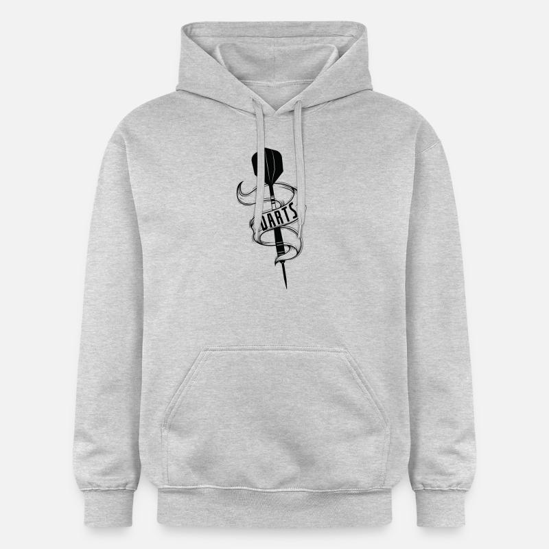Flèche fléchette - Sweat à capuche Softstyle® Gildan Unisexe - gris clair chiné