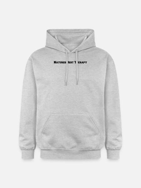 Hiking - Natures Best Therapy - Gildan Unisex Softstyle® Midweight Hoodie - light heather grey