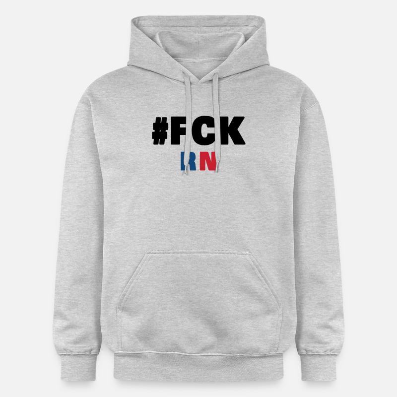 Fck rn - Sweat à capuche Softstyle® Gildan Unisexe - gris clair chiné