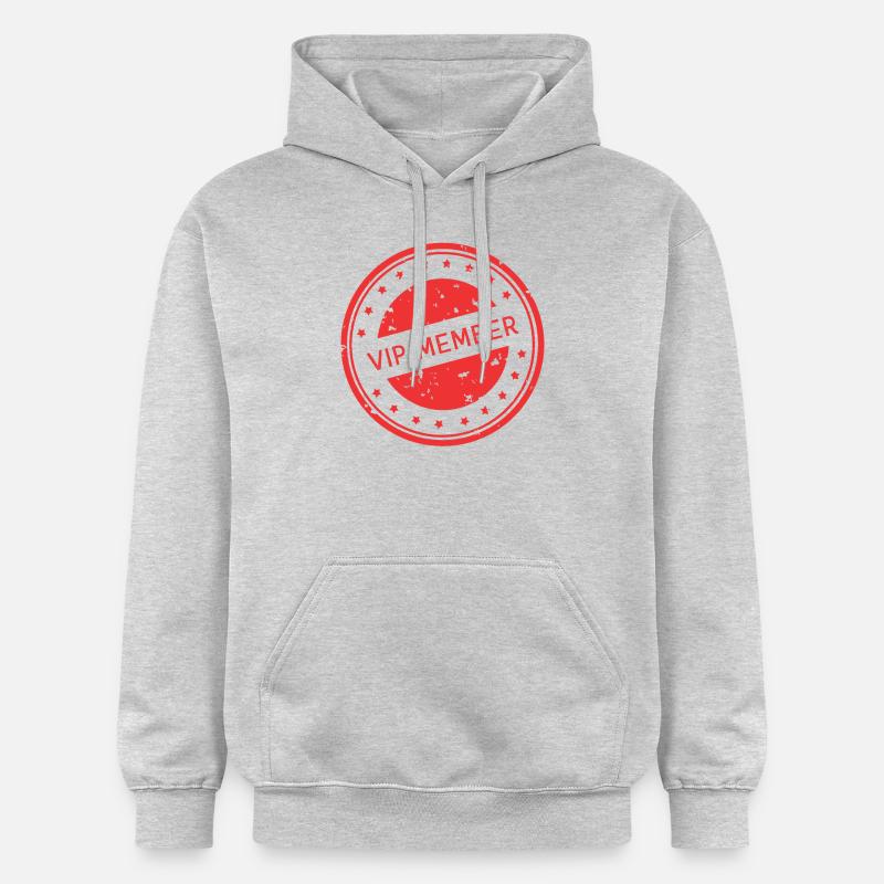 Cœur de membre VIP - Sweat à capuche Softstyle® Gildan Unisexe - gris clair chiné
