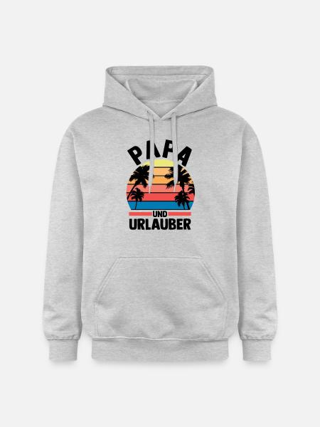 Vacation Vacationer Father Dad - Gildan Unisex Softstyle® Midweight Hoodie - light heather grey