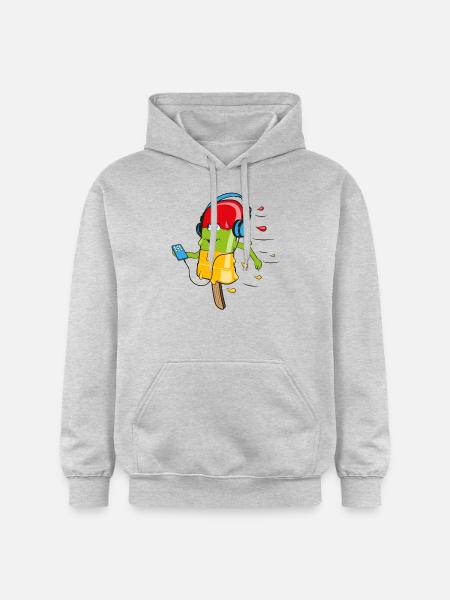 Melting Ice - Gildan Unisex Softstyle® Midweight Hoodie - light heather grey