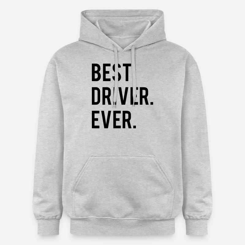 Best Driver Ever - Sweat à capuche Softstyle® Gildan Unisexe - gris clair chiné