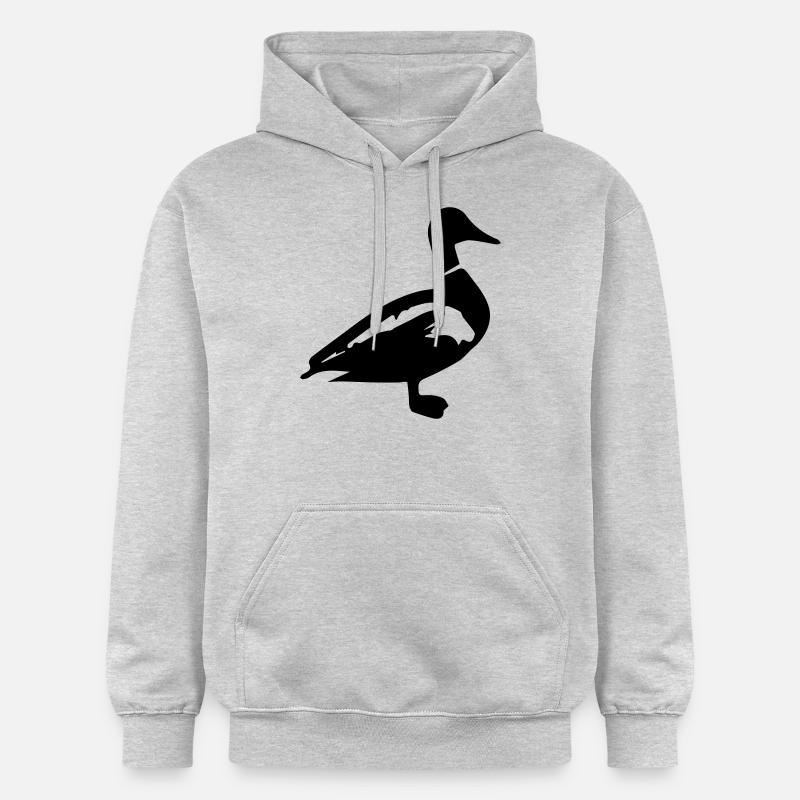 Canard canard colvert - Sweat à capuche Softstyle® Gildan Unisexe - gris clair chiné