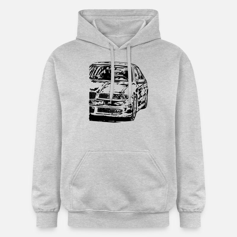 Leon 1M Sale - Sweat à capuche Softstyle® Gildan Unisexe - gris clair chiné