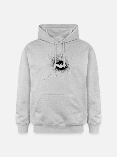 bat - Gildan Unisex Softstyle® Midweight Hoodie - light heather grey