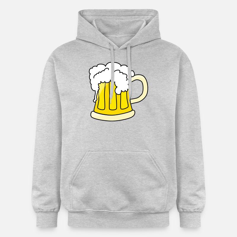 bière - Sweat à capuche Softstyle® Gildan Unisexe - gris clair chiné