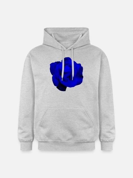 Blue Rose - Gildan Unisex Softstyle® Midweight Hoodie - light heather grey