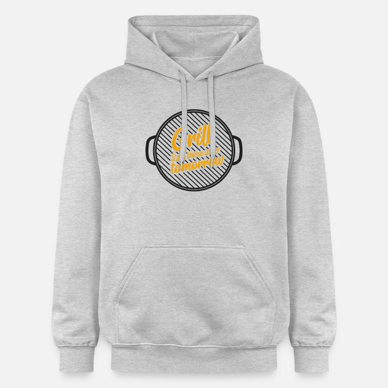 Barbecue barbecue cuisinier barbecue barbecue - Sweat à capuche Softstyle® Gildan Unisexe - gris clair chiné