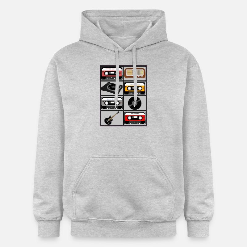 40 ans de musique - Sweat à capuche Softstyle® Gildan Unisexe - gris clair chiné
