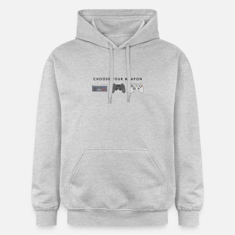 Jeu classique - Sweat à capuche Softstyle® Gildan Unisexe - gris clair chiné