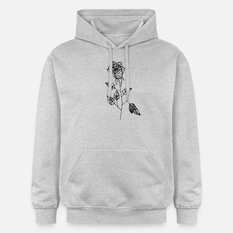 rose - Sweat à capuche Softstyle® Gildan Unisexe - gris clair chiné