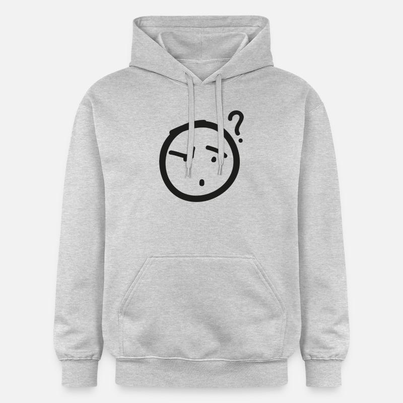 point d'interrogation - Sweat à capuche Softstyle® Gildan Unisexe - gris clair chiné