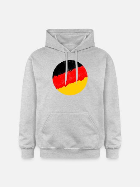 Germany flag - Gildan Unisex Softstyle® Midweight Hoodie - light heather grey