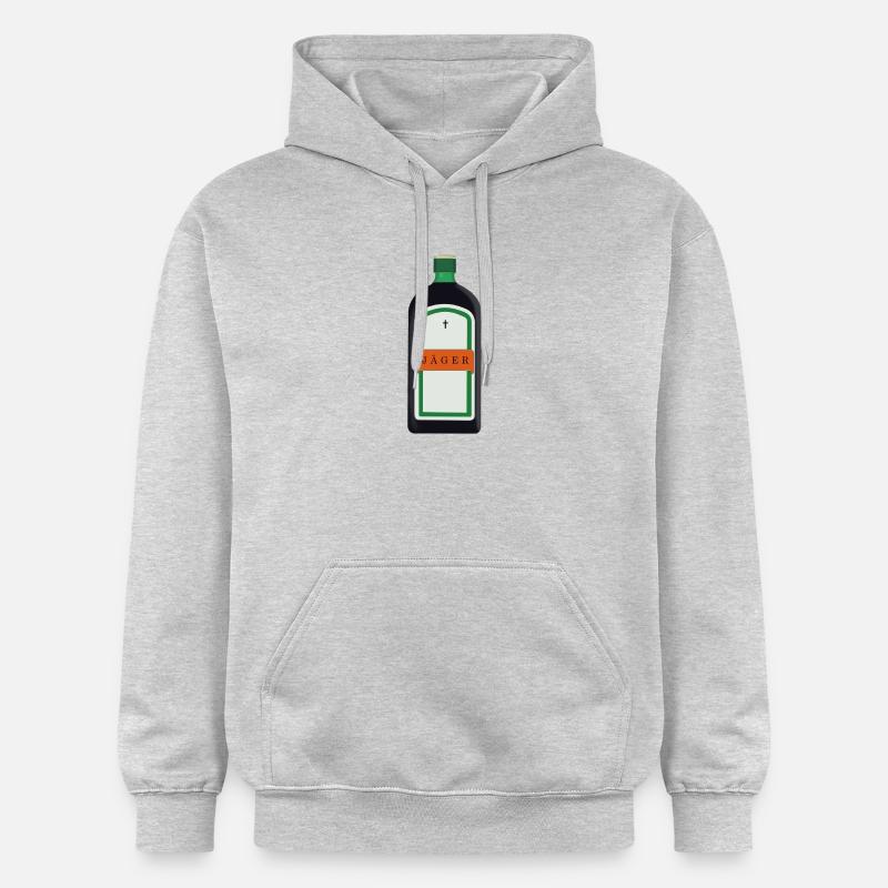 Jaeger - Sweat à capuche Softstyle® Gildan Unisexe - gris clair chiné