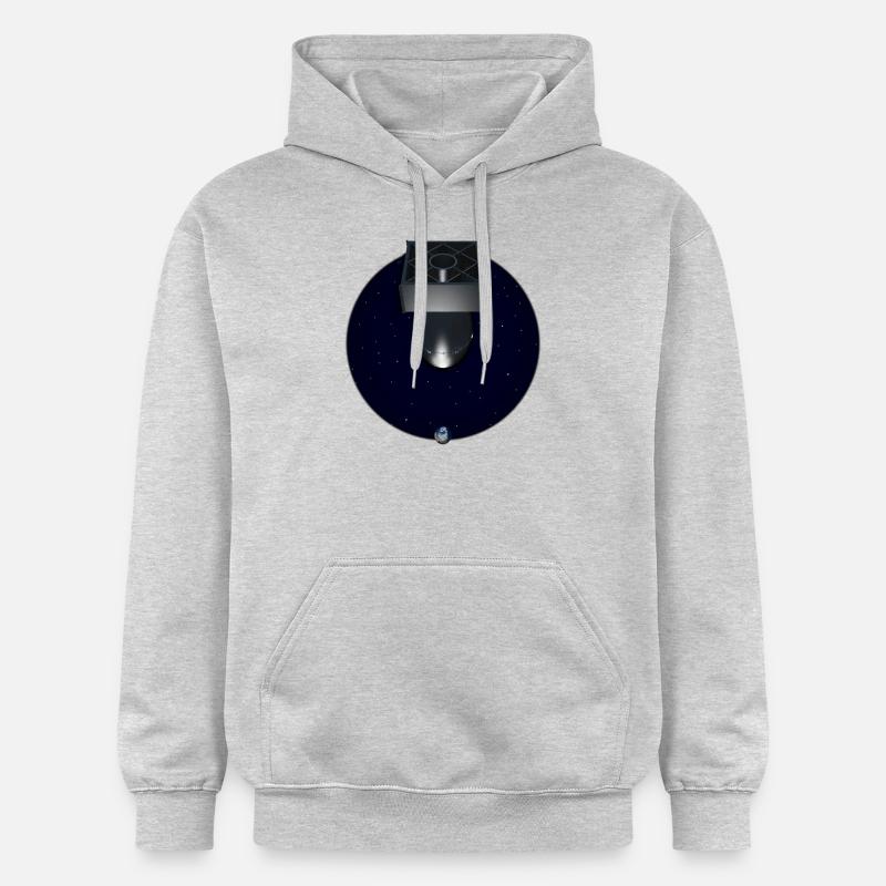 Bombe A - Sweat à capuche Softstyle® Gildan Unisexe - gris clair chiné