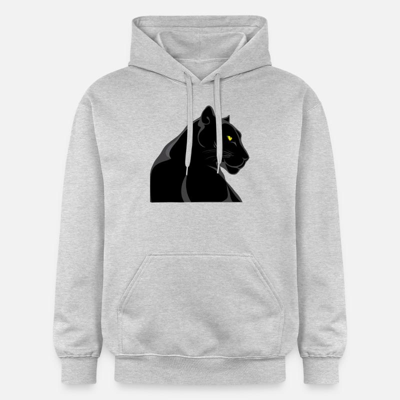 panthère 3316354 - Sweat à capuche Softstyle® Gildan Unisexe - gris clair chiné
