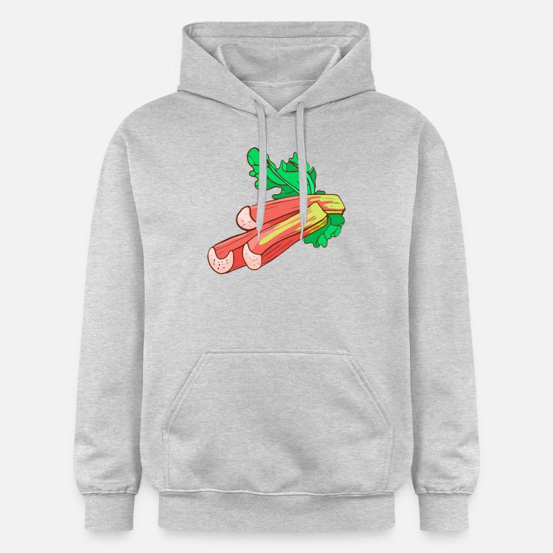 Rhubarbe commun Krauser - Sweat à capuche Softstyle® Gildan Unisexe - gris clair chiné