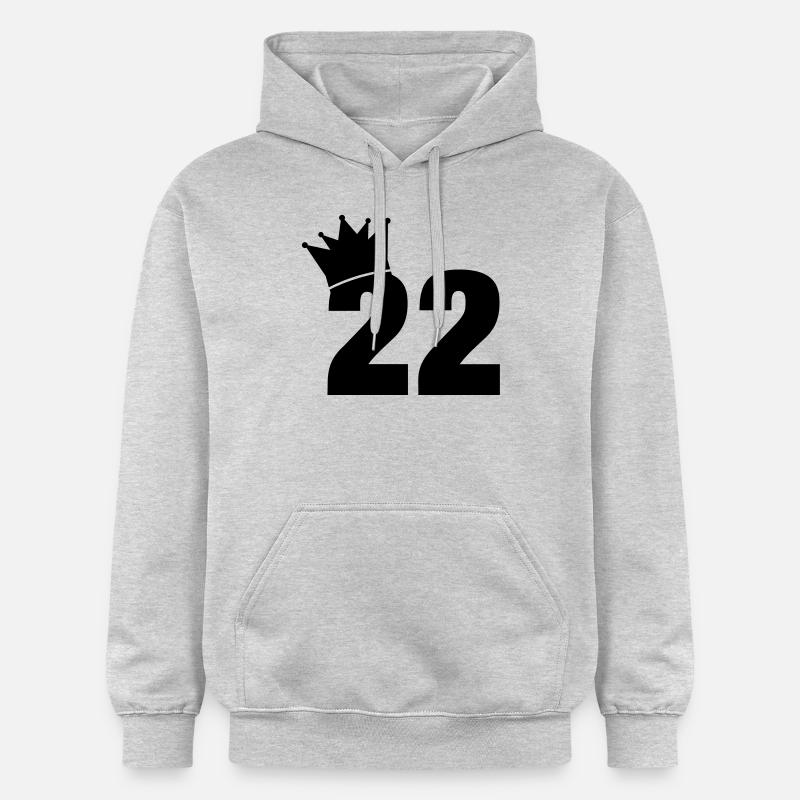 22_krone_f1 - Sweat à capuche Softstyle® Gildan Unisexe - gris clair chiné